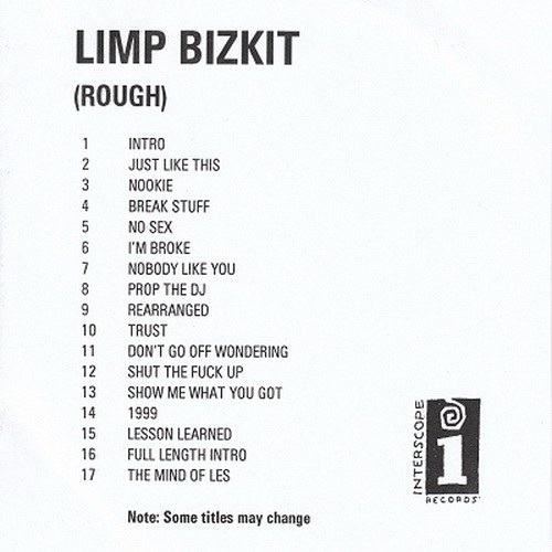 Limp Bizkit 1999 - Rough (Significant other pre Release promo)